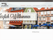 Tablet Screenshot of hotelamfischmarkt.de